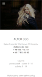 Mobile Screenshot of fryzjerstwoalterego.pl